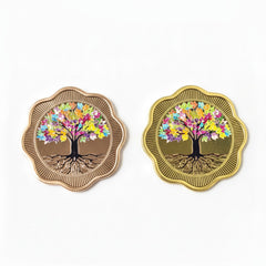 Gold & Rose Gold Banyan Tree Coin Combo