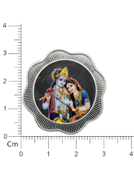 999 Pure Silver Radhe Krishna Coin