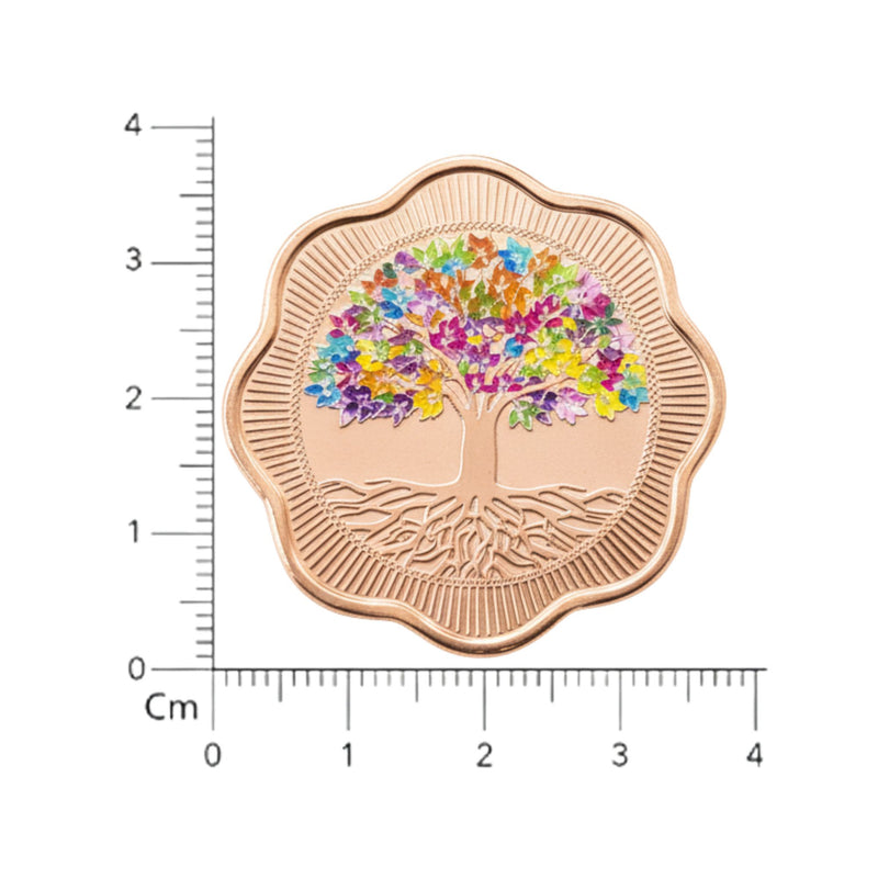 Gold & Rose Gold Banyan Tree Coin Combo